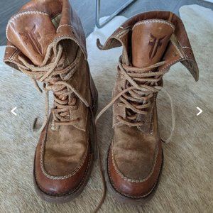 Frye lace up boots size 7.5